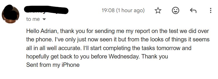Learner feedback from Bravory Plus